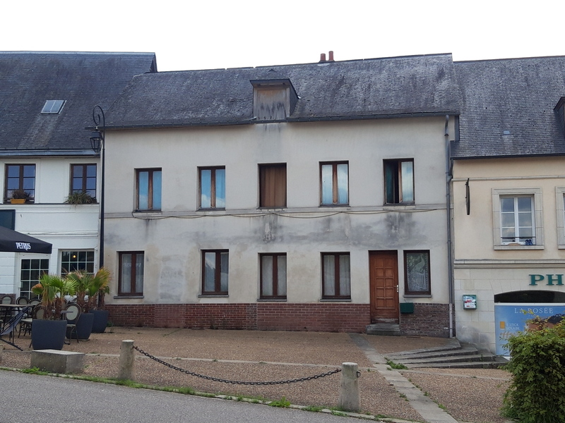 Crédit photo : cerema Maison en brique enduite, Saint-Martin-de-Boscherville